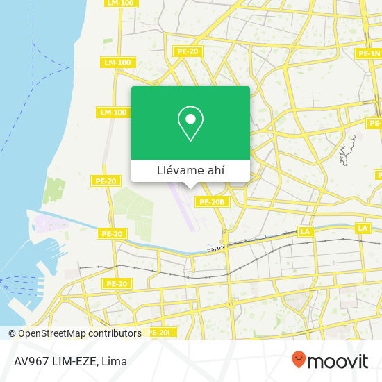 Mapa de AV967 LIM-EZE