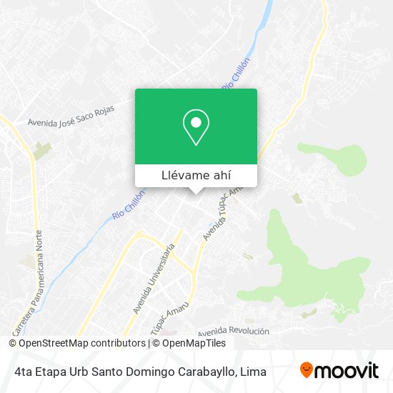 Mapa de 4ta  Etapa   Urb  Santo Domingo   Carabayllo