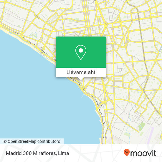 Mapa de Madrid 380 Miraflores