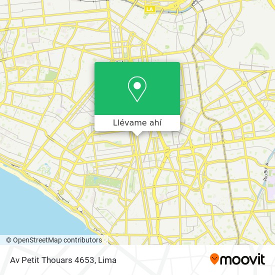 Mapa de Av Petit Thouars   4653