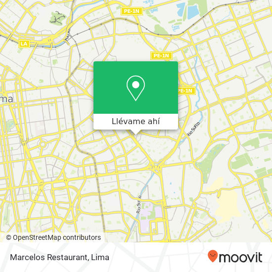 Mapa de Marcelos Restaurant
