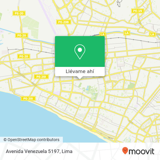 Mapa de Avenida Venezuela 5197