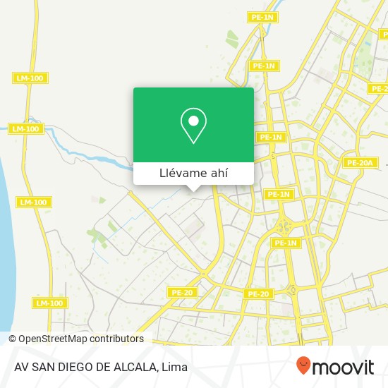 Mapa de AV  SAN DIEGO DE ALCALA