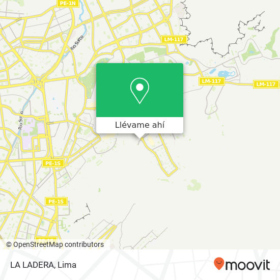 Mapa de LA LADERA
