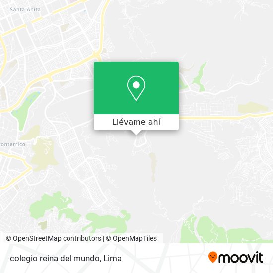 Mapa de colegio reina del mundo