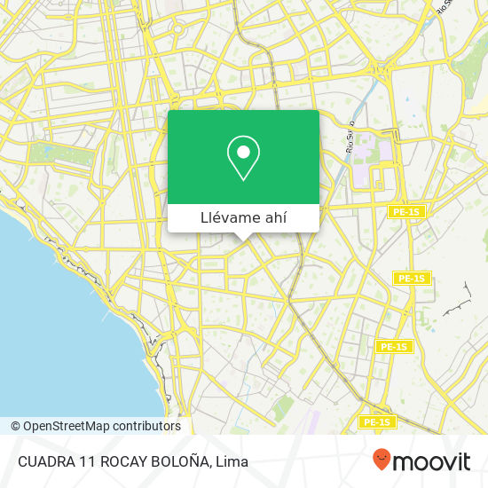 Mapa de CUADRA 11 ROCAY BOLOÑA