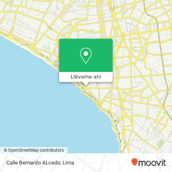 Mapa de Calle Bernardo ALcedo