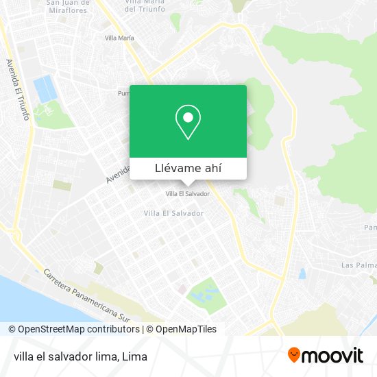 Mapa de villa el salvador   lima