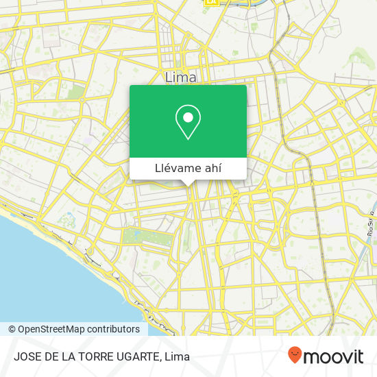 Mapa de JOSE DE LA TORRE UGARTE