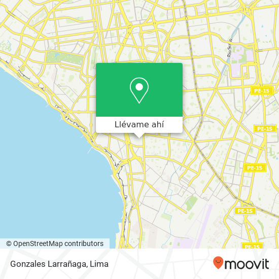 Mapa de Gonzales Larrañaga