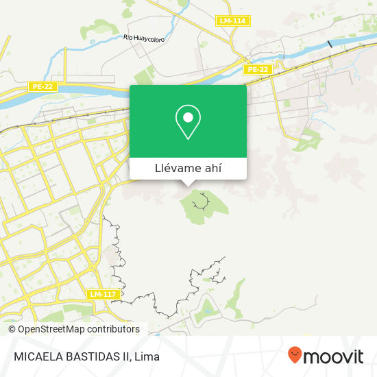 Mapa de MICAELA BASTIDAS II