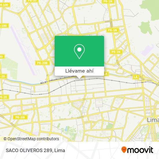 Mapa de SACO OLIVEROS 289