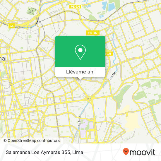 Mapa de Salamanca Los Aymaras 355