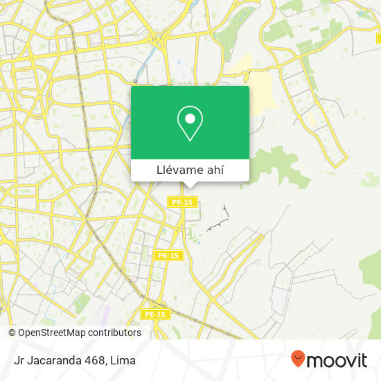 Mapa de Jr  Jacaranda 468