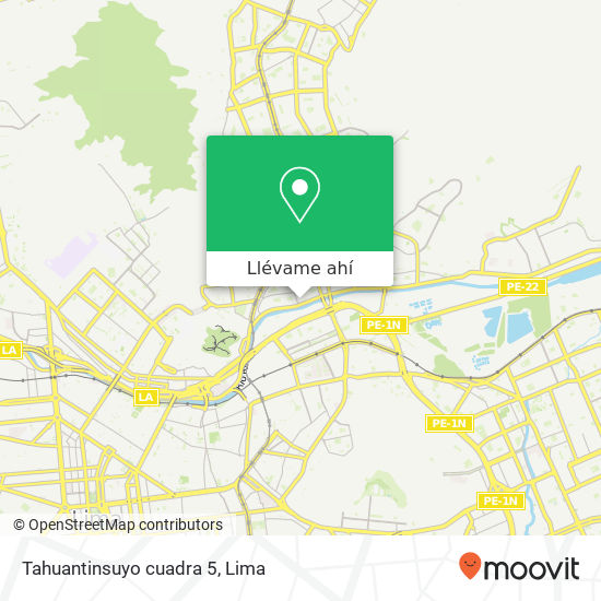 Mapa de Tahuantinsuyo cuadra 5