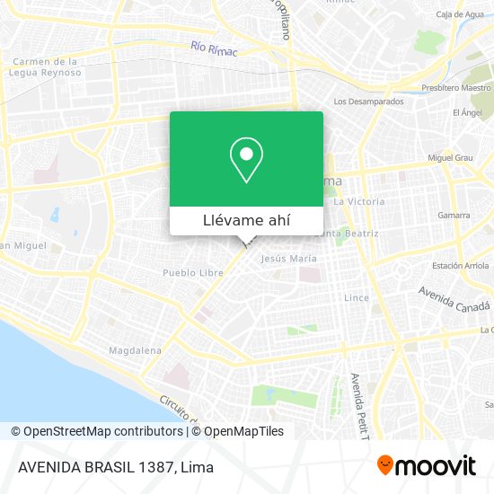 Mapa de AVENIDA BRASIL 1387