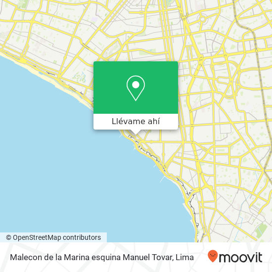 Mapa de Malecon de la Marina esquina Manuel Tovar