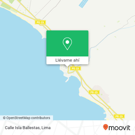 Mapa de Calle Isla Ballestas
