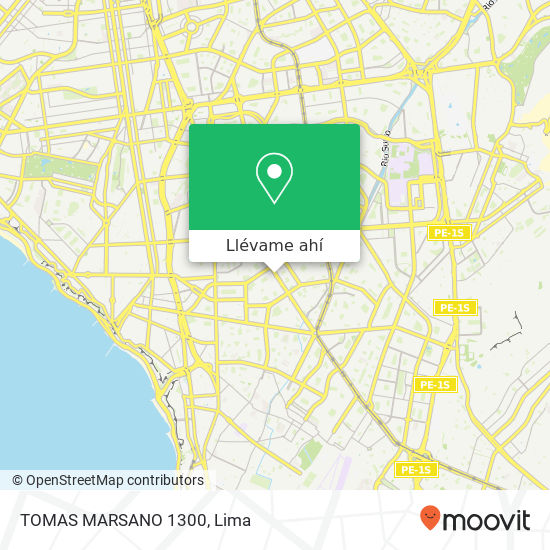 Mapa de TOMAS MARSANO 1300