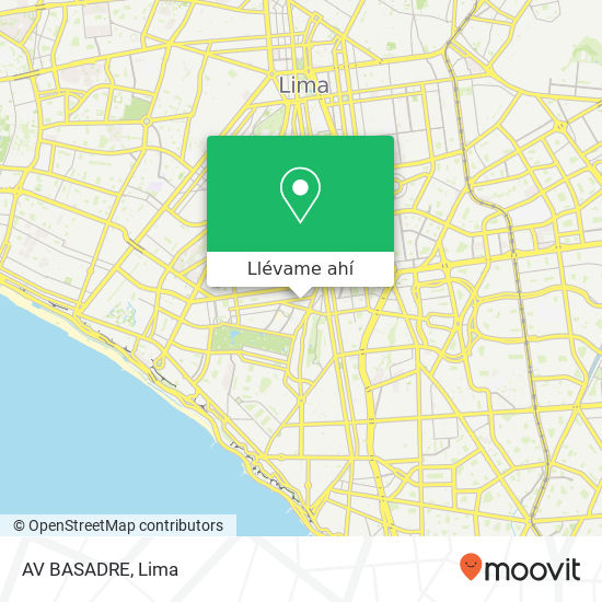 Mapa de AV  BASADRE