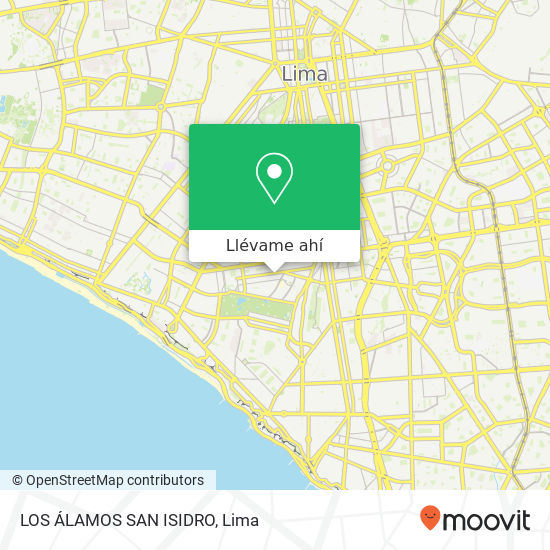 Mapa de LOS ÁLAMOS SAN ISIDRO