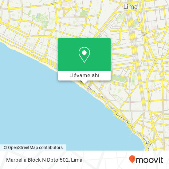 Mapa de Marbella Block N Dpto  502
