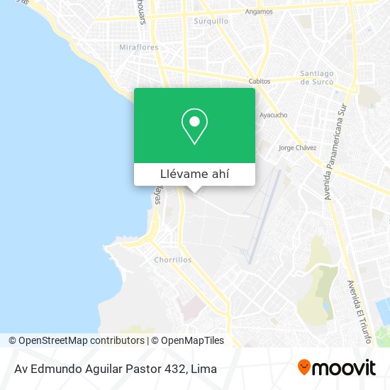 Mapa de Av  Edmundo Aguilar Pastor 432