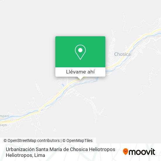 Mapa de Urbanización Santa María de Chosica  Heliotropos Heliotropos