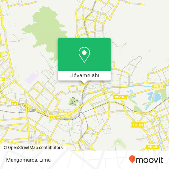 Mapa de Mangomarca
