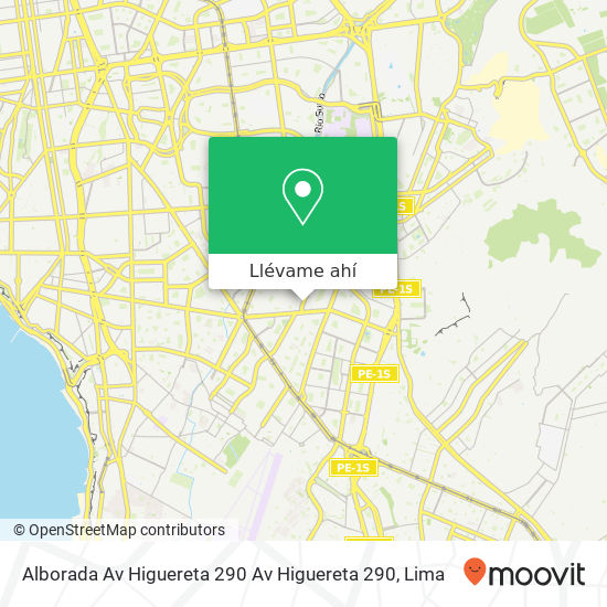 Mapa de Alborada  Av  Higuereta 290 Av  Higuereta 290