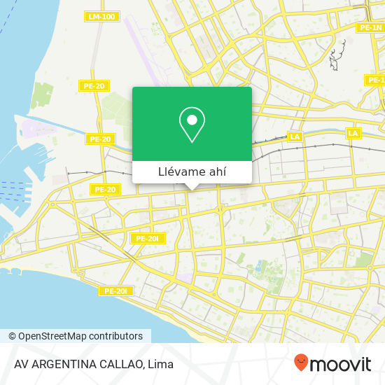 Mapa de AV ARGENTINA CALLAO