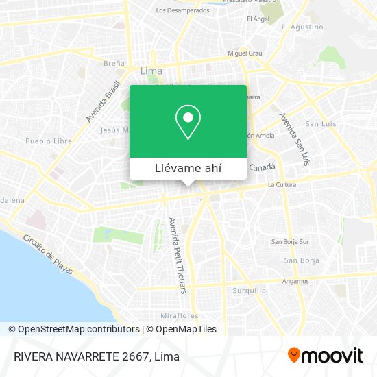 Mapa de RIVERA NAVARRETE  2667