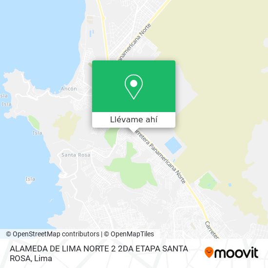 Mapa de ALAMEDA DE LIMA NORTE 2 2DA ETAPA SANTA ROSA