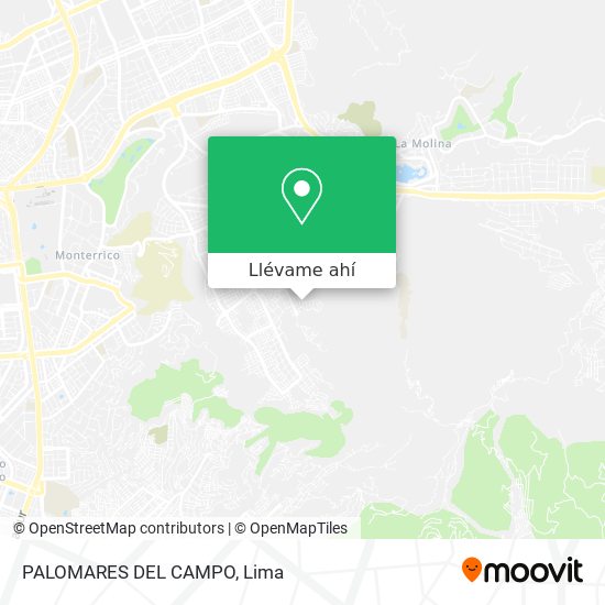 Mapa de PALOMARES DEL CAMPO