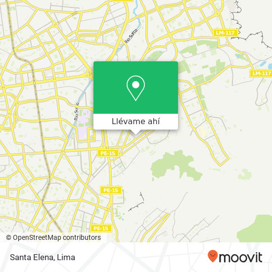 Mapa de Santa Elena