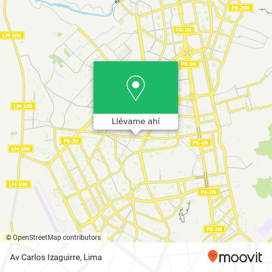 Mapa de Av  Carlos Izaguirre