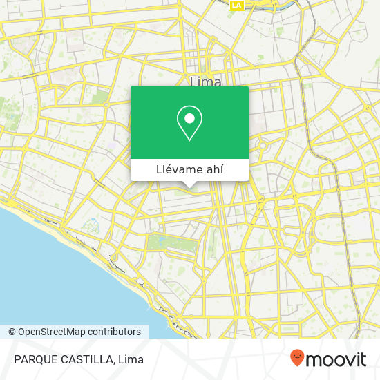 Mapa de PARQUE CASTILLA