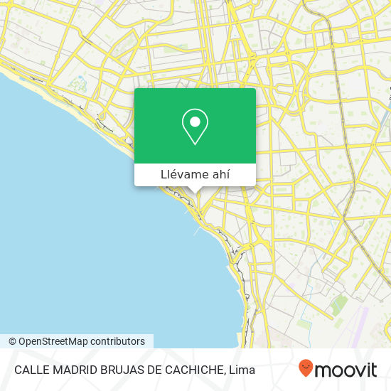 Mapa de CALLE MADRID   BRUJAS DE CACHICHE
