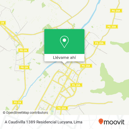 Mapa de A  Caudivilla 1389 Residencial Lucyana