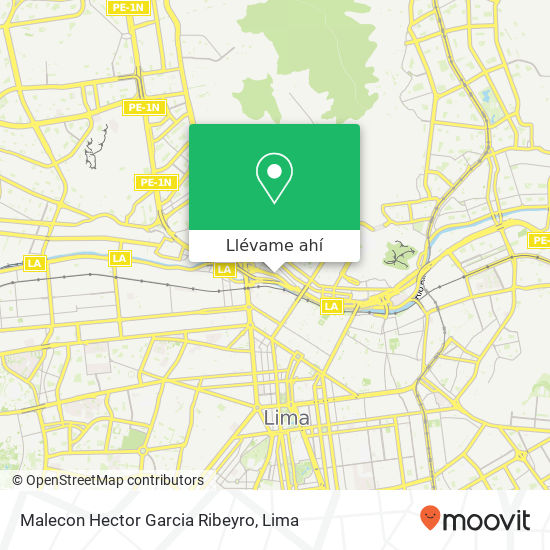 Mapa de Malecon Hector Garcia Ribeyro
