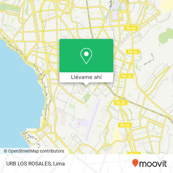 Mapa de URB LOS ROSALES