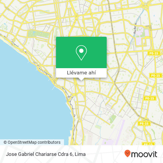 Mapa de Jose Gabriel Chariarse Cdra  6