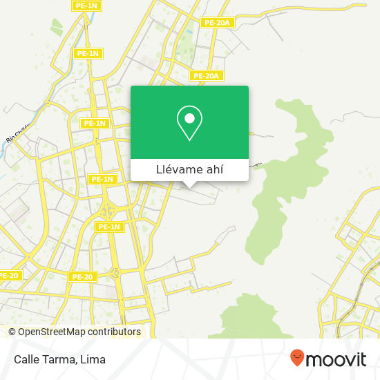 Mapa de Calle Tarma