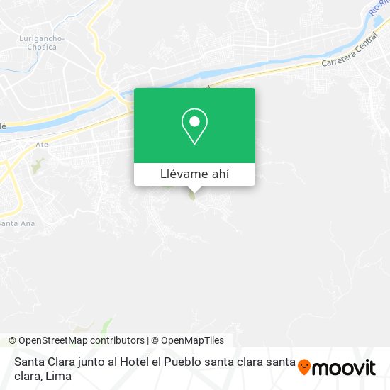 Mapa de Santa Clara   junto al Hotel el Pueblo  santa clara santa clara