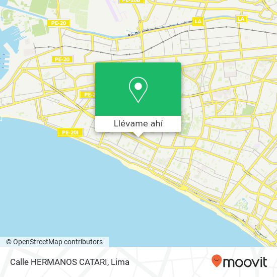 Mapa de Calle HERMANOS CATARI
