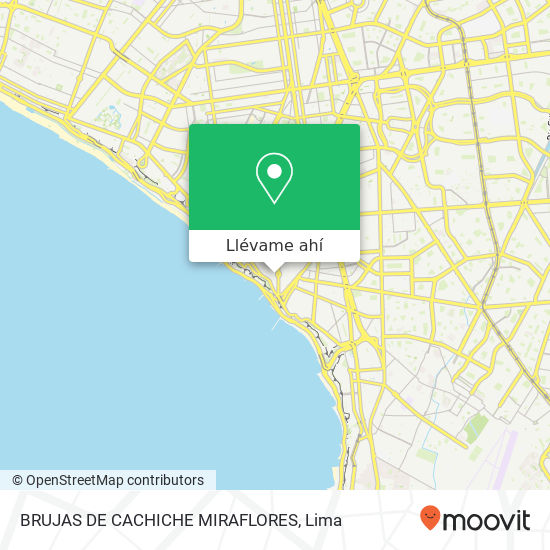 Mapa de BRUJAS DE CACHICHE  MIRAFLORES