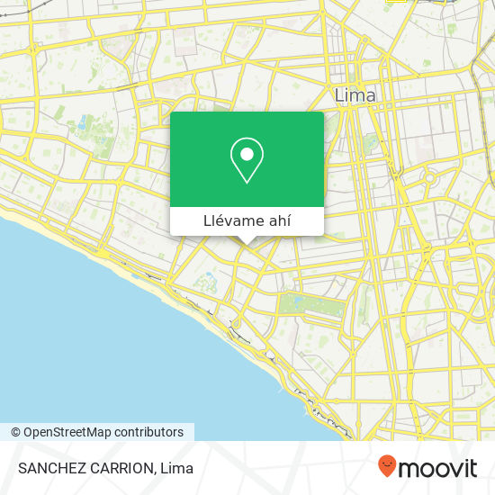 Mapa de SANCHEZ CARRION