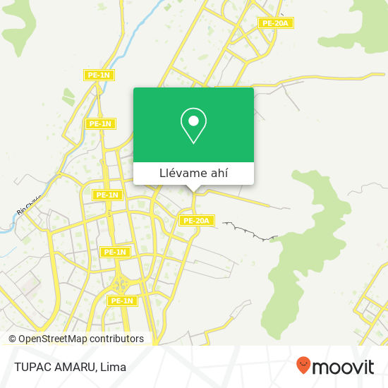 Mapa de TUPAC AMARU
