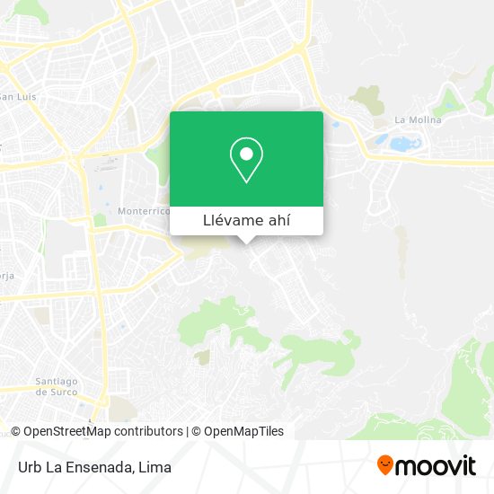 Mapa de Urb  La Ensenada