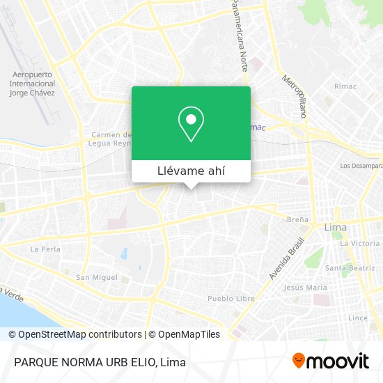 Mapa de PARQUE NORMA   URB  ELIO